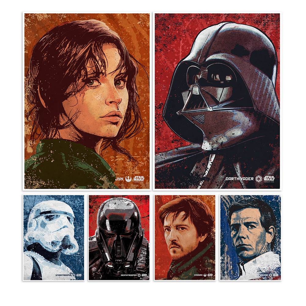 Poster Phim star wars Phong Cách Mới