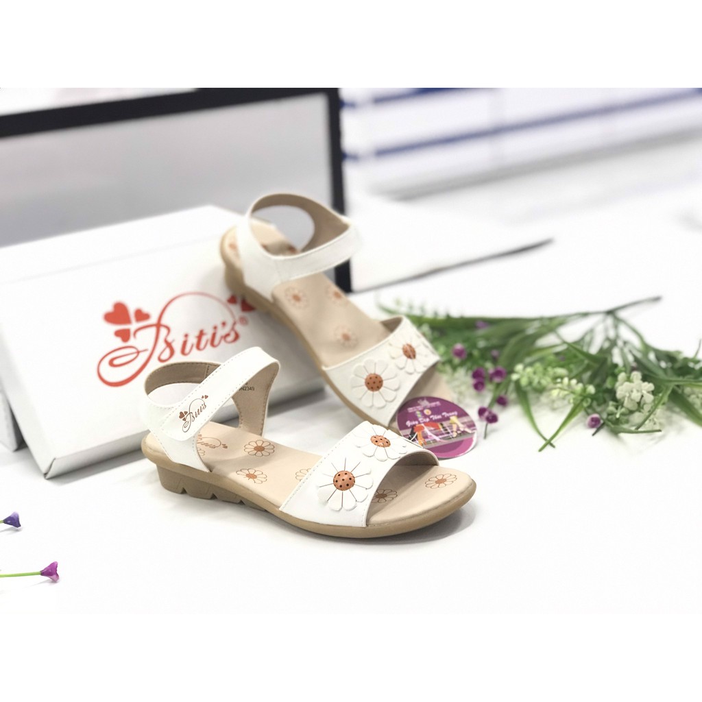 Sandal Quai Dán Kết Hợp 3 Bông Hoa Xinh Xắn Dành Cho Bé Gái  DTG001688