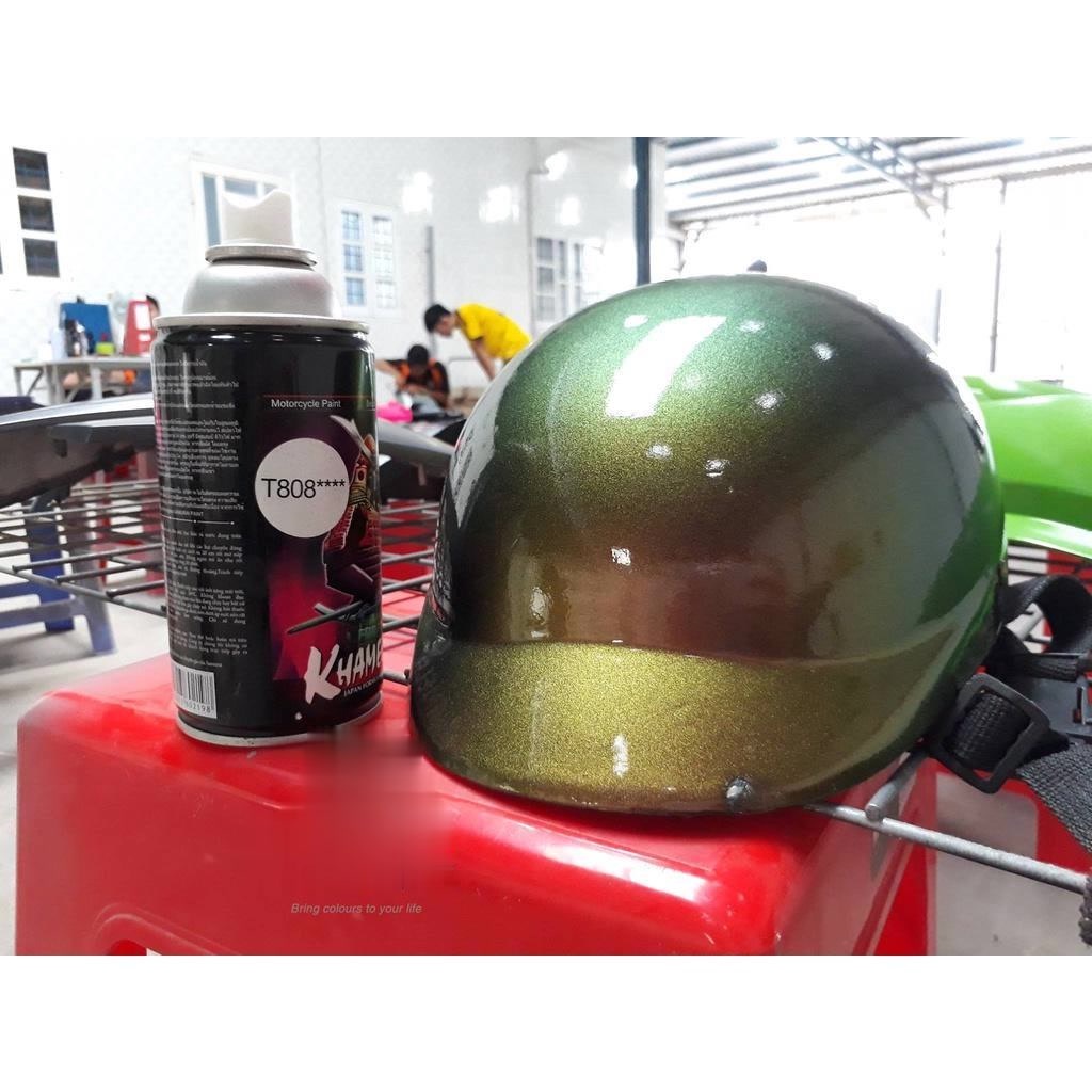 Sơn xịt Samurai màu 3D Khameleon - T808 (300ml) (cần sơn trên nền Đen Mờ) , Dầu Nhớt 20