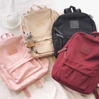 💘 [CÓ SẴN] Balo MRMI LEISURE Trơn - Vải Canvas bao xinh - FIINISM 💘