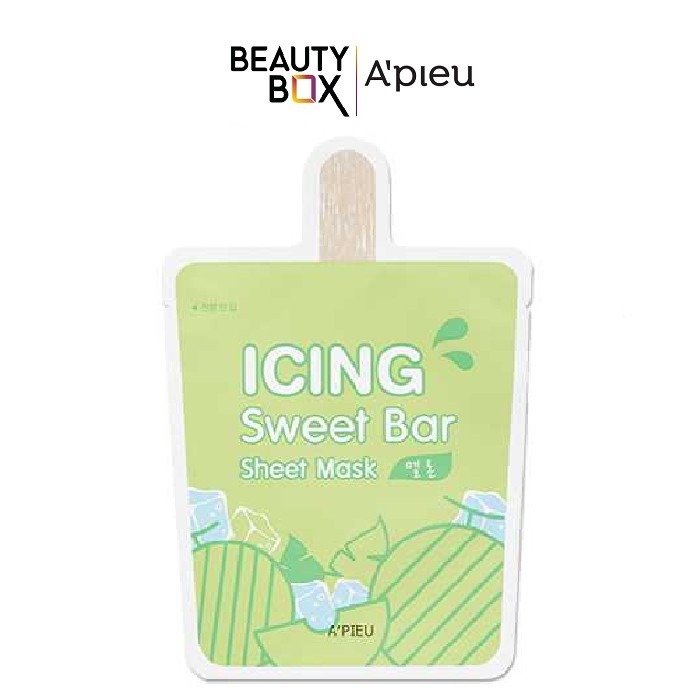 [Quà Tặng Không Bán] Combo 5 Mặt Nạ Giấy A'Pieu Icing Sweet Bar Sheet Mask (Melon) 21gx5