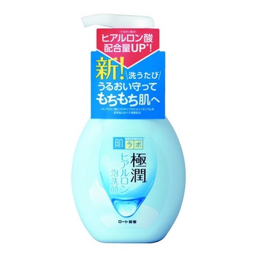 Sữa rửa mặt Hadalabo bấm bọt và dạng tuýp kem  làm sạch sâu, cân bằng lượng dầu tiết ra