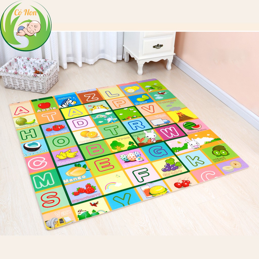 Thảm xốp Maboshi, thảm chơi 2 mặt cho bé