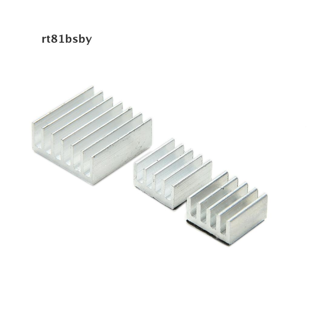 [rt81bsby] Aluminum Heatsink x3pcs - Protect OverClocking Raspberry Pi 2 & Model B [rt81bsby]