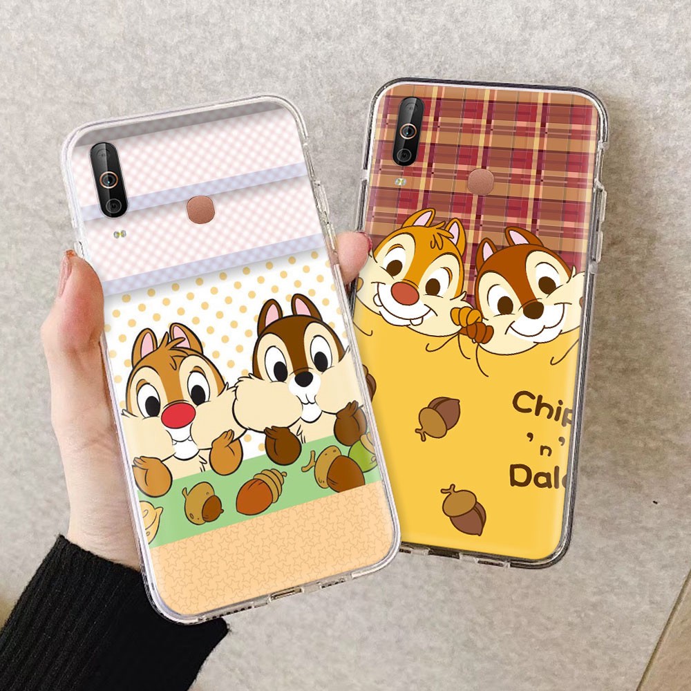 Ốp Điện Thoại Mềm Trong Suốt Hình Chip Và Dale 65gt Cho Xiaomi Poco X3 Nfc Mi 8 9 Se 9t Pro A2 Lite