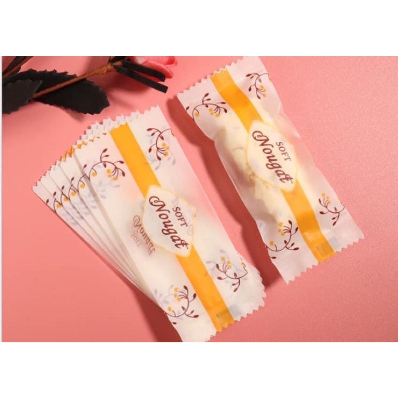 Túi kẹo nougat tập 200 cái ( 6 mẫu)