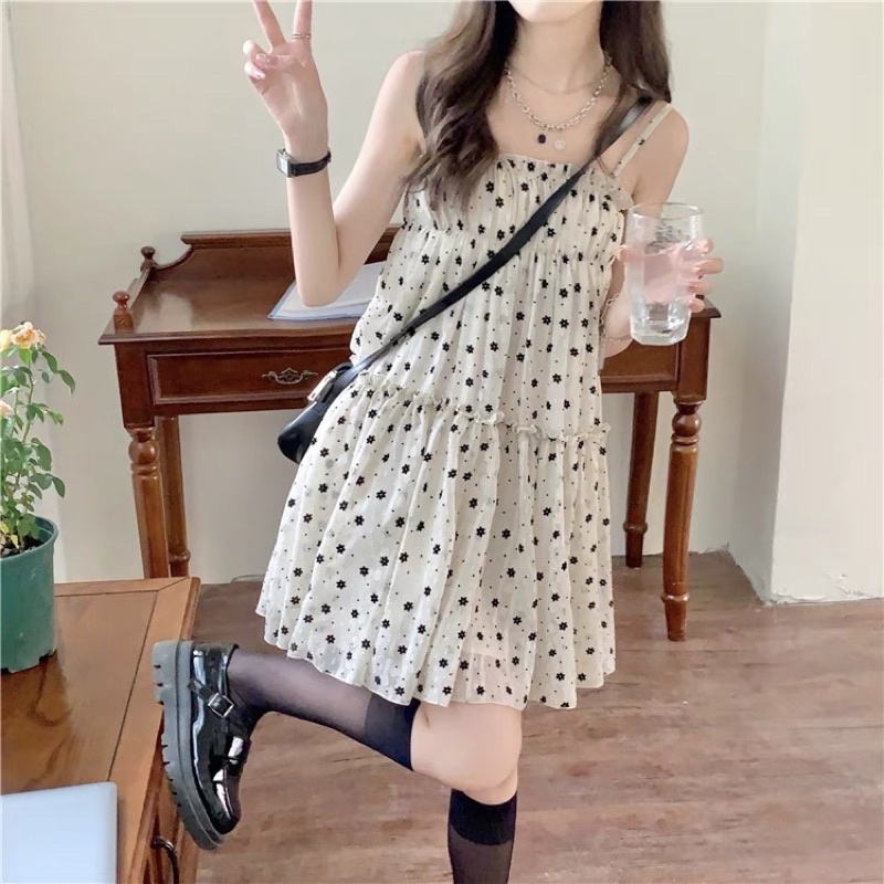 VÁY HOA CÚC TAOBAO