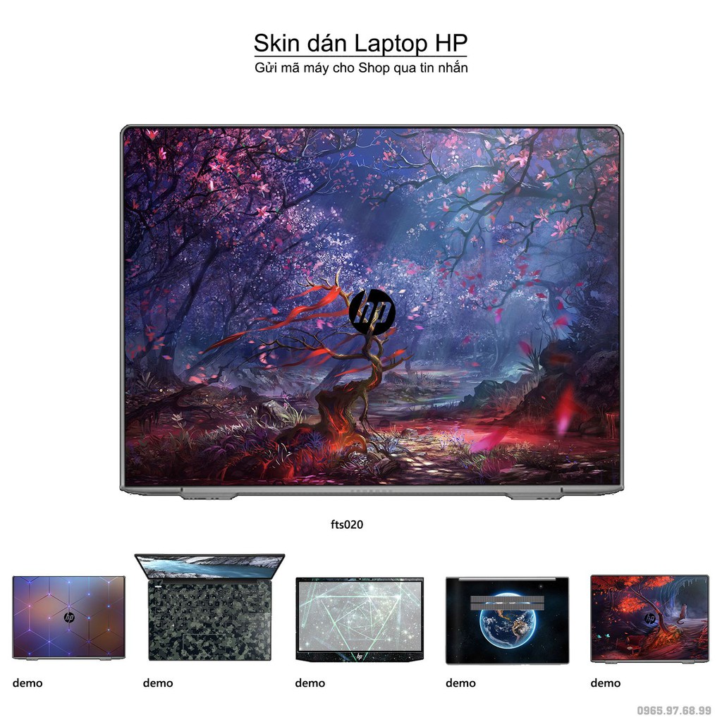 Skin dán Laptop HP in hình Fantasy nhiều mẫu 3 (inbox mã máy cho Shop)