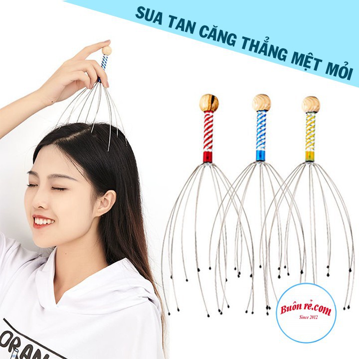 COMBO 10 dụng cụ matxa đầu giúp thư giãn nhanh chóng 00073