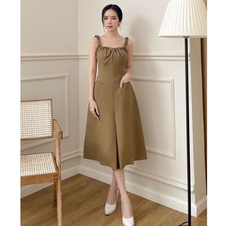 Đầm dáng dài dây nhún , Peace House Clothing