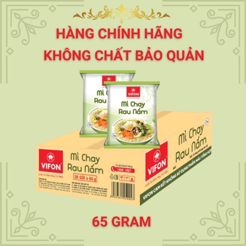 Mì Chay Lẩu Thái Vifon / Rau Nấm Vìon - Thùng 30 gói. | BigBuy360 - bigbuy360.vn
