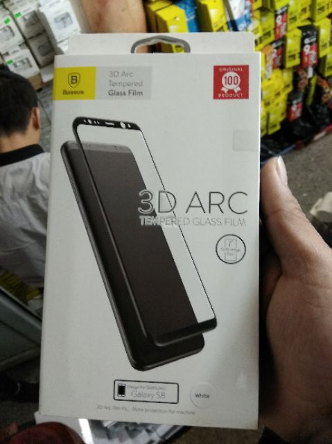 kính full 3D baseus cho samsung s8/s8 plus