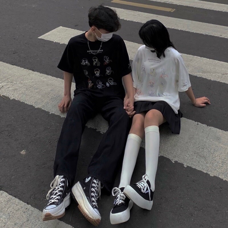 [FREESHIP ĐƠN TỪ 50K] Áo Thun Nam Nữ Sadboiz SADBOIZVIBES 9 Mặt Streetwear Áo Phông Nam Form Rộng Basic Cotton Oversize