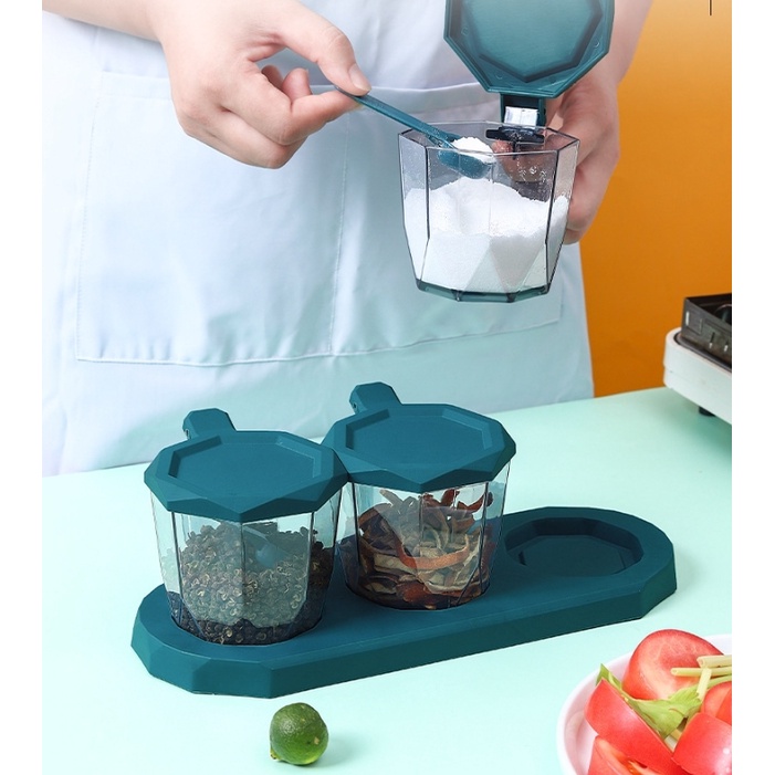Set 3 Hộp Đựng Gia Vị Tiện Lợi Cho Nhà Bếp - Dumi Shop