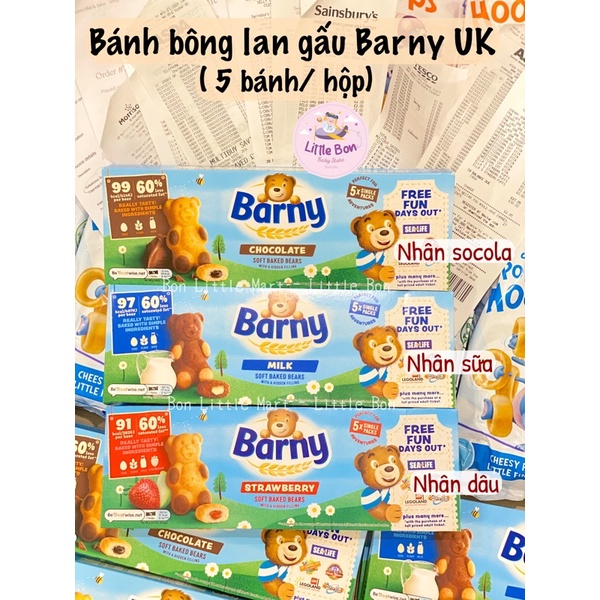 BÁNH BÔNG LAN GẤU BARNY UK 12M+