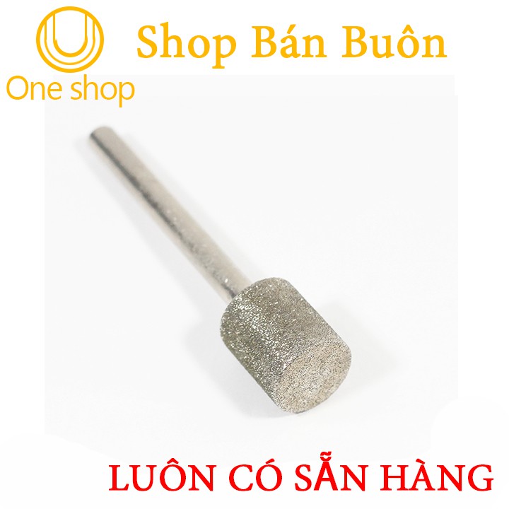 Đầu mài Kim Cương Mũi Trụ Siêu Cứng Trục 6mm