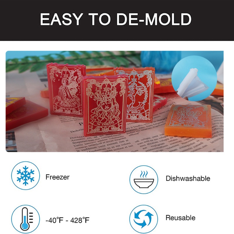 Khuôn Làm Thẻ Taluo Bằng Nhựa Epoxy Độc Đáo DIY