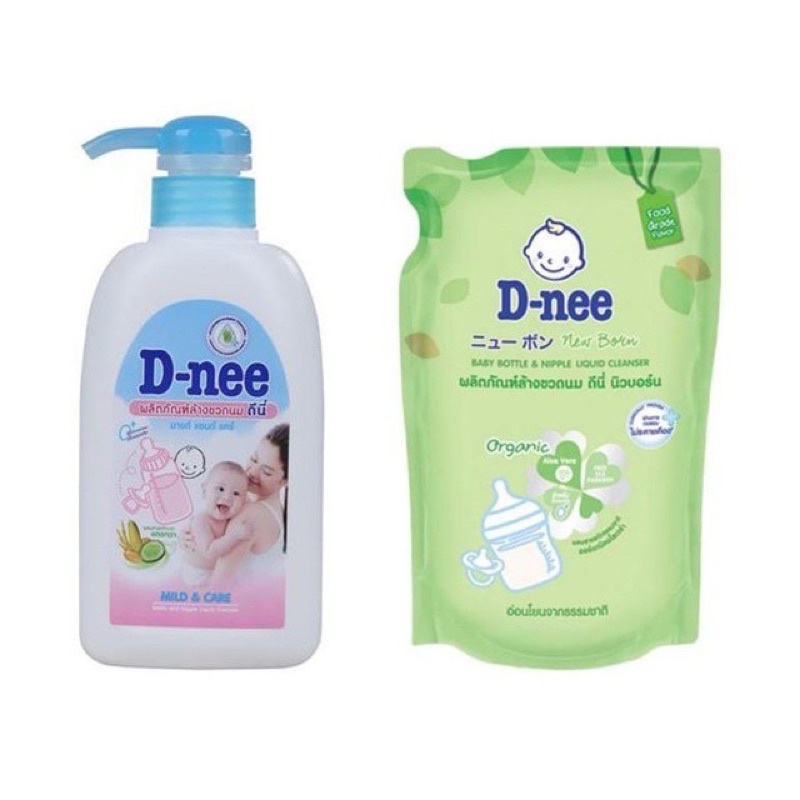 Shop mẹ xì dầu Nước Rửa Bình Sữa Dnee ORGANIC Thái Lan có tem phân phối