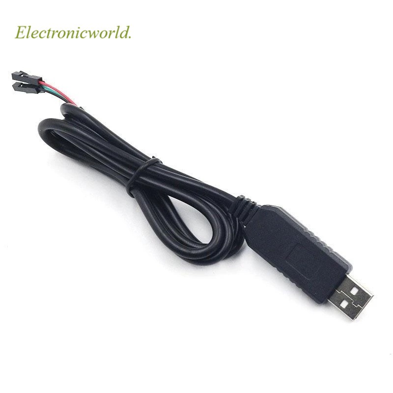 Dây Cáp Chuyển Đổi Pl2303 Pl2303Hx Usb Sang Uart Ttl 4 Pin Rs232 Hỗ Trợ Linux Mac Win7