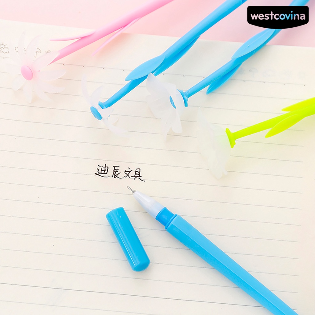 [Hot]✍Set 10 Bút Gel Hình Hoa Tulip Viết Chữ Cho Lớp Học