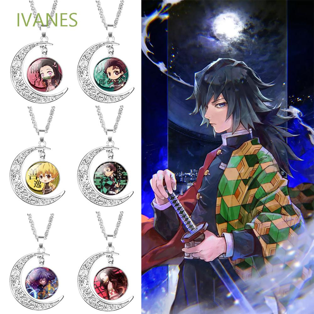 vòng cổ Mặt Kính Kimetsu No Yaiba Thời Trang Cho Nam Nữ