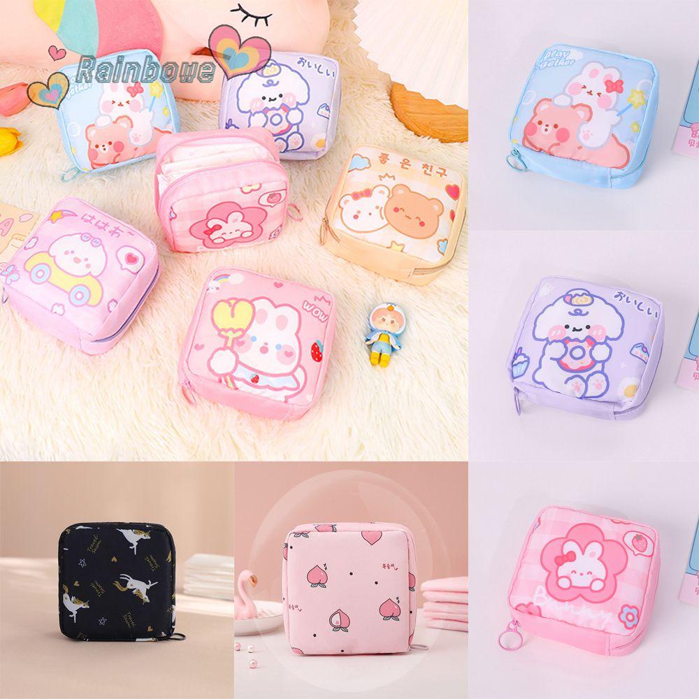 Túi đựng băng vệ sinh cá nhân/thẻ ngân hàng/đồ trang điểm nhỏ gọn dễ dàng mang theo tiện dụng