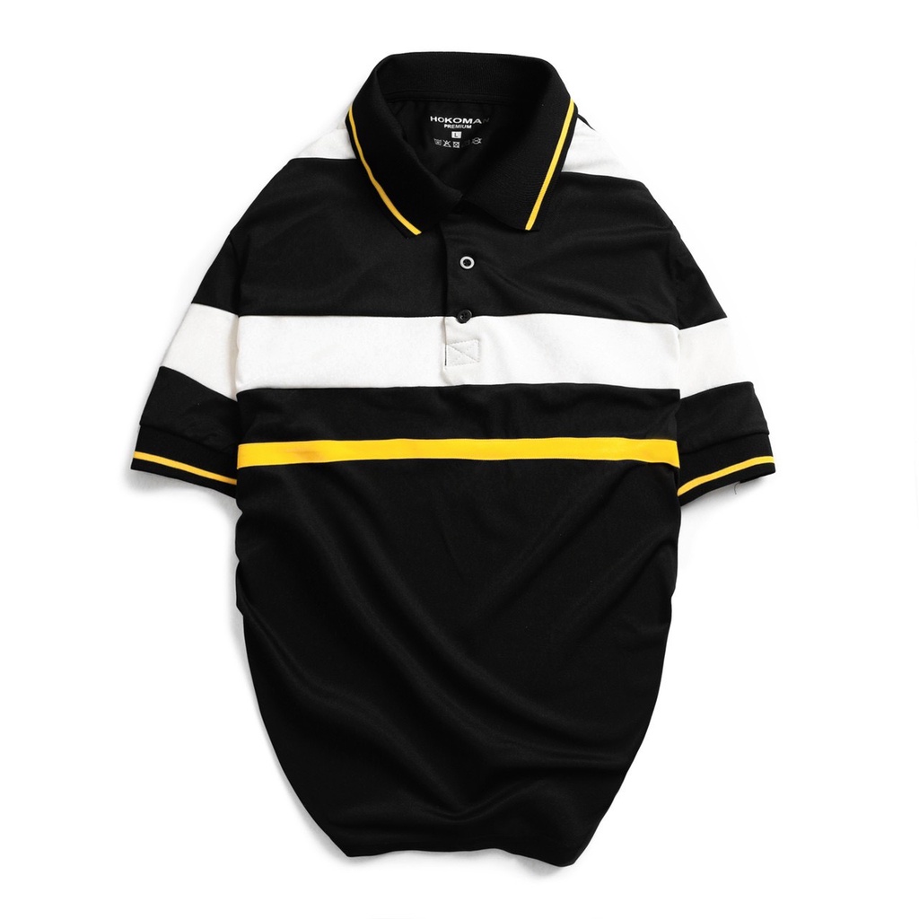 Áo thun cá sấu nam phối màu, áo thun polo nam có cổ thời trang vải mềm mịn, thấm hút tốt - HK209