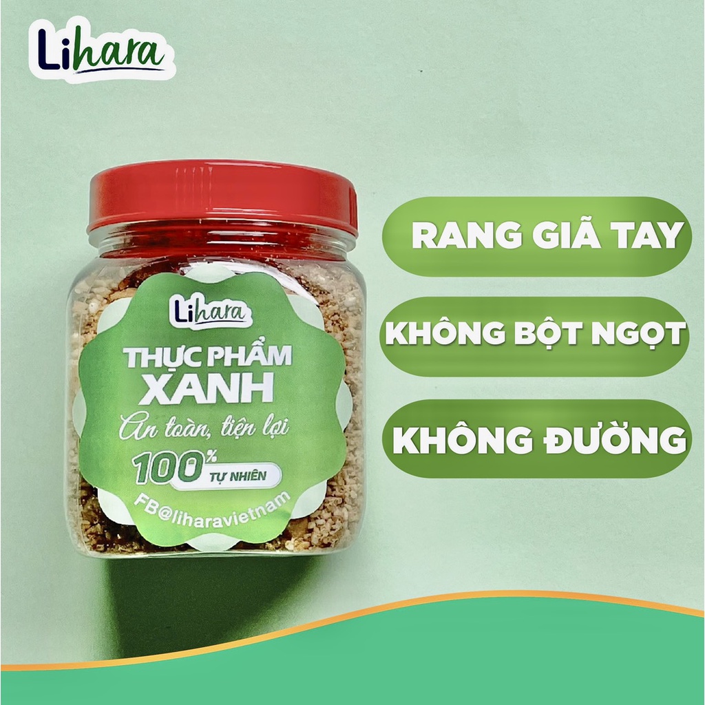 Muối mè đậu phộng LIHARA 500gr gia vị rắc cơm bổ sung đạm và chất béo lành mạnh