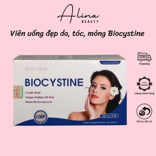 BIOCYSTINE - Viên uống hỗ trợ giảm mụn, đẹp da, tóc, móng, chống lão hóa [chính hãng]