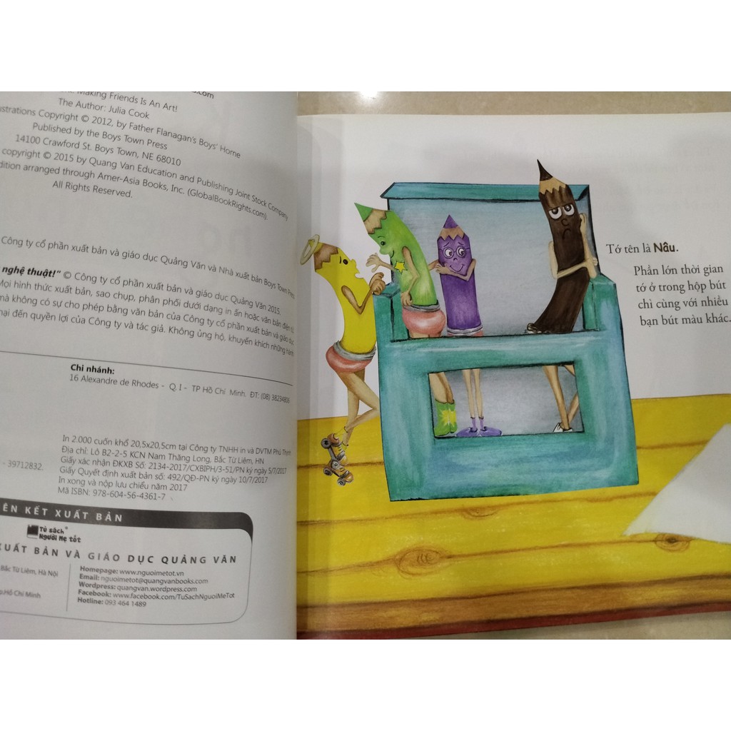 Sách - Kết bạn là một nghệ thuật ( picture book song ngữ )