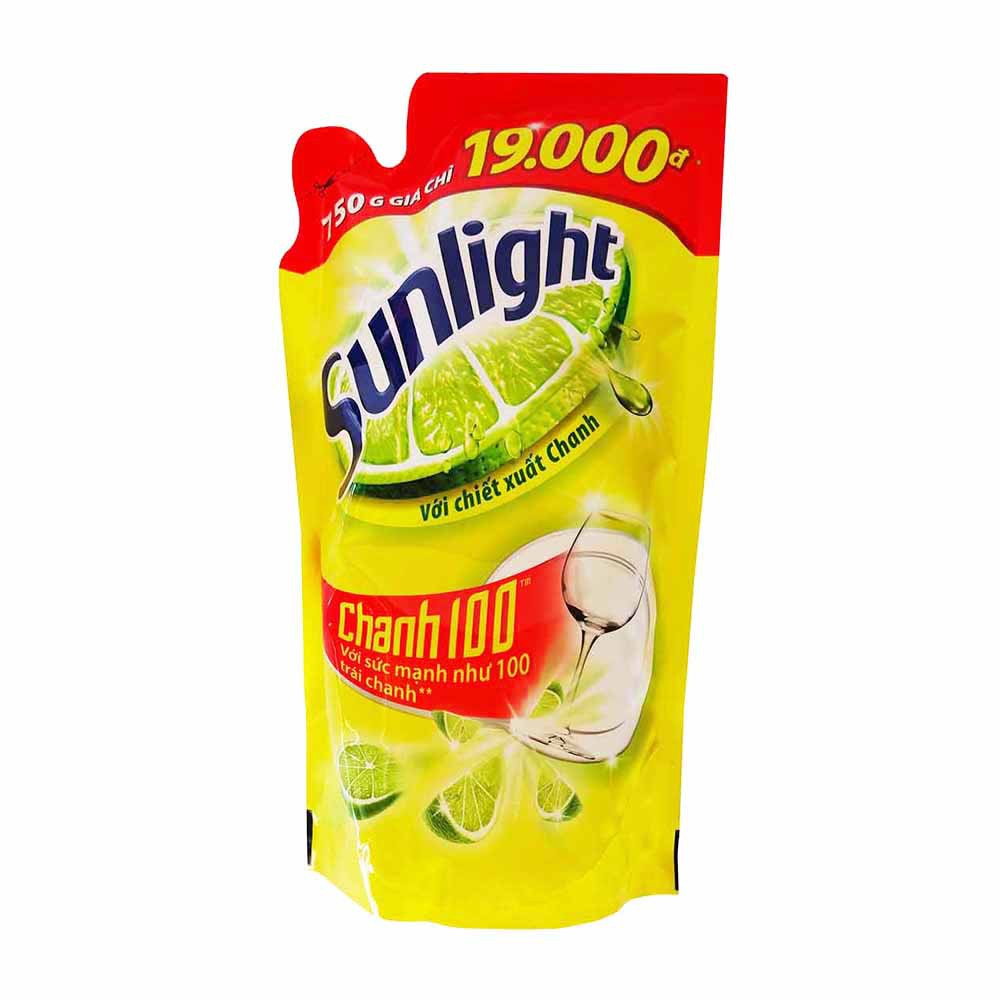 Nước rửa chén Sunlight túi 750g