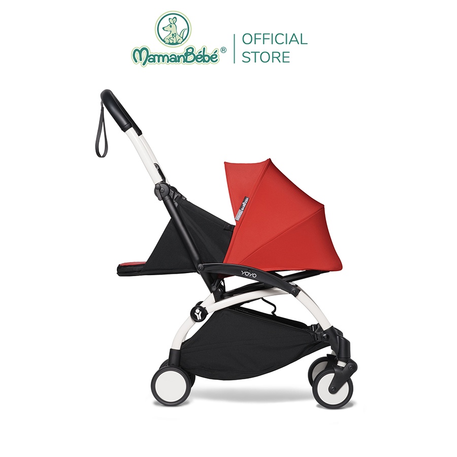 Bộ màn chụp và đệm xe đẩy BABYZEN YOYO 0+ Đỏ Cam