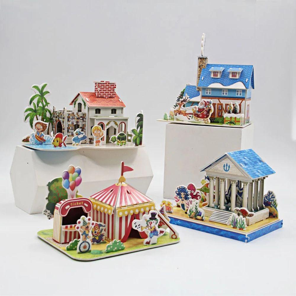 Mô Hình Lắp Ráp Công Viên 3D Sáng Tạo REBUY1 Cho Bé