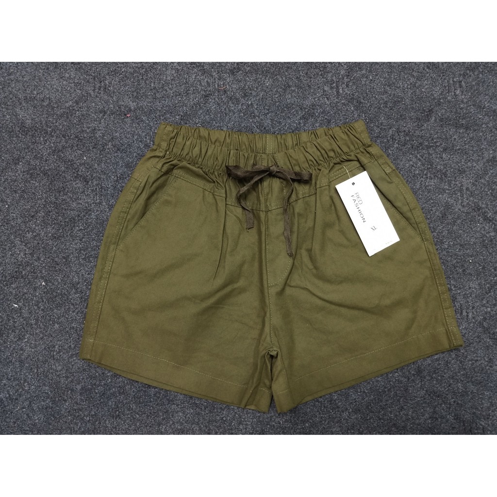 Quần Sọt Kaki Nữ 6 Màu Size 50 - 60 Kg