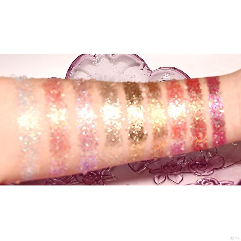 Bảng Phấn Mắt Cmaadu 9 Màu Ánh Kim Lấp Lánh