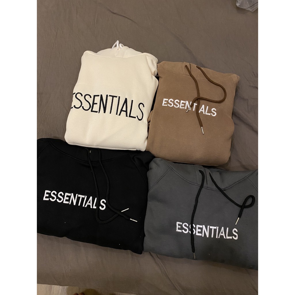 (Ảnh thật) Áo nỉ bông trơn cổ tròn/hoodie chữ E the.sweaterweather TSW | BigBuy360 - bigbuy360.vn