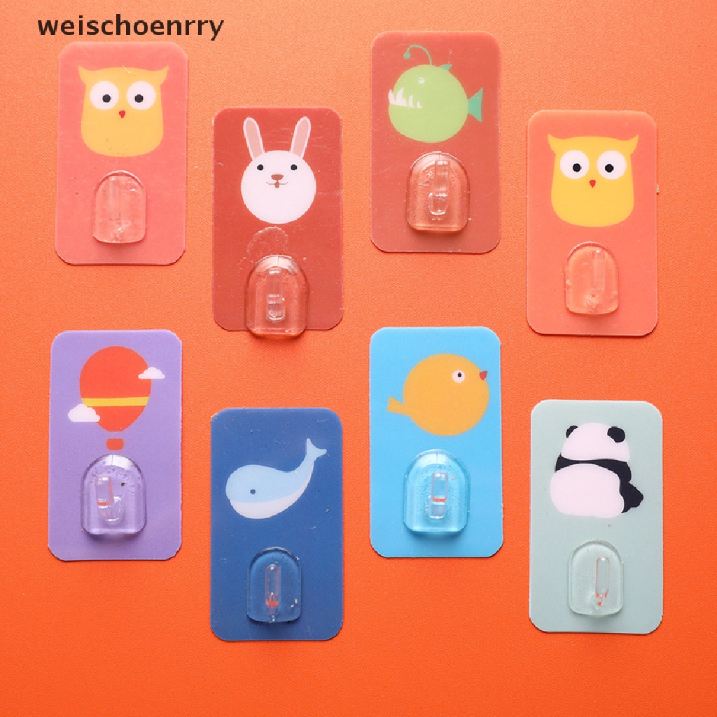 Móc Treo Đồ Dán Tường Tự Dính Thiết Kế Dễ Thương Sáng Tạo