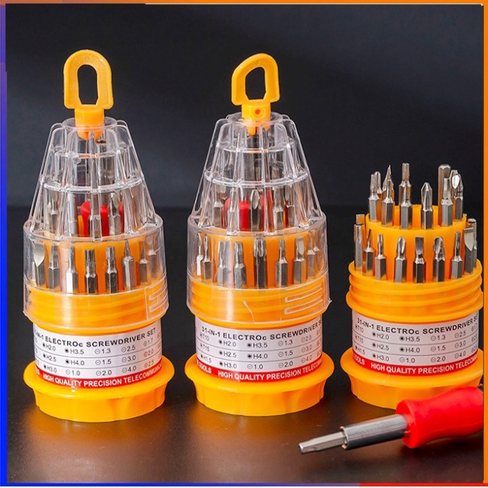 Bộ Tu Vít Đa Năng 31 Chi Tiết - Tua Vít Chuyên Dụng Sửa Điện Thoại - Đồ Điện Tử