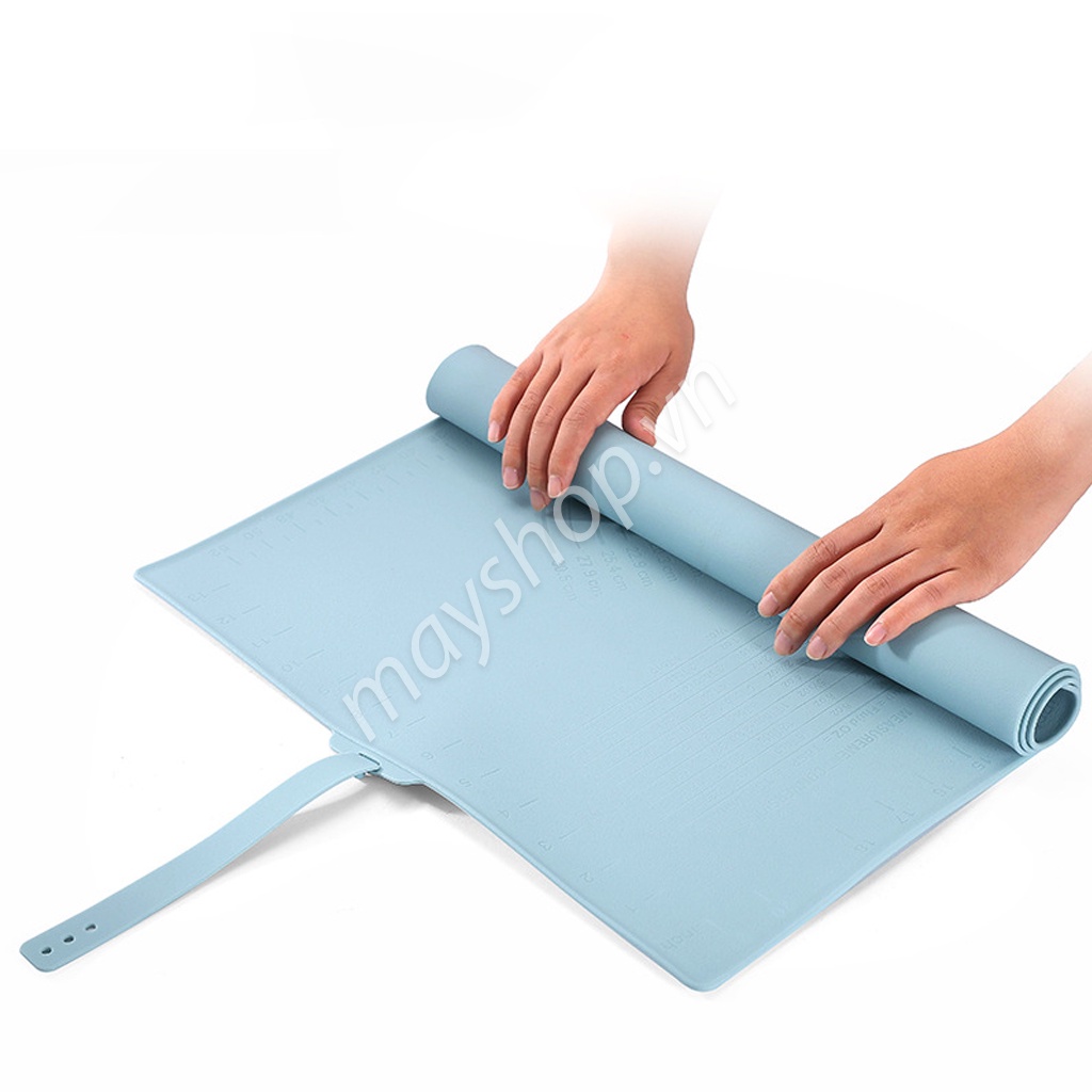 Tấm nhào bột silicone có đai Unibaker (40x60cm)