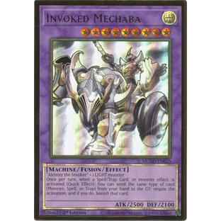 Thẻ bài Yugioh - TCG - Invoked Mechaba / MGED-EN025'