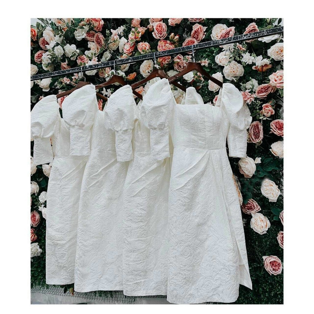 [Mẫu yêu thích] Váy Nữ Đẹp 💖FREESHIP💖 Đầm Dự Tiệc họa tiết gấm hoa Sang Trọng, Thanh Lịch [Mẫu Mới 2021] | BigBuy360 - bigbuy360.vn