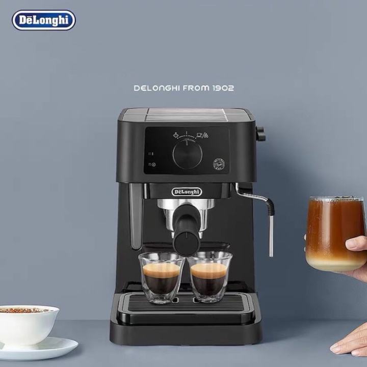 [GIÁ SỐC - HÀNG CHÍNH HÃNG] Máy pha cà phê cao cấp Espresso, thương hiệu Delonghi EC235.BK (Công suất 1100W)