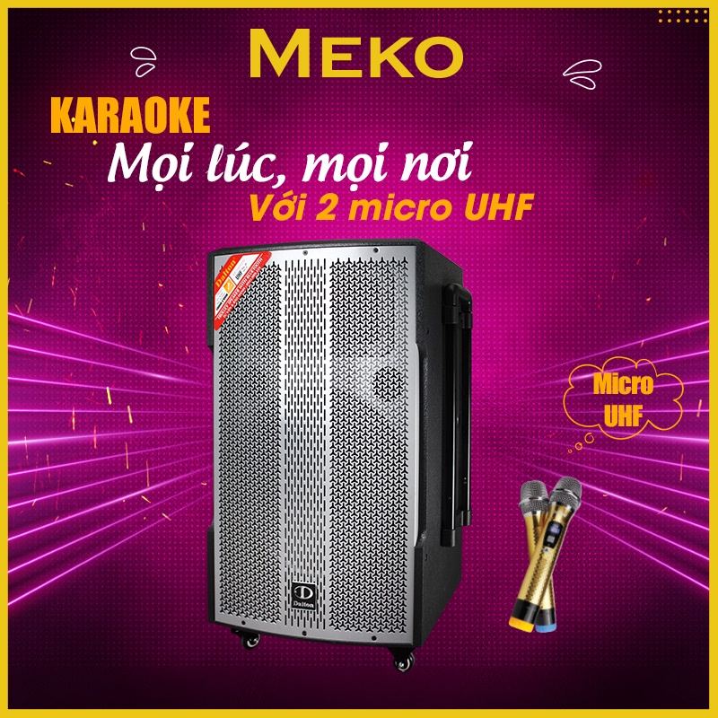 Loa kéo karaoke Dalton TS-15G500X Công suất: 600W Bass loa: 15 inches ( 4 tấc ), kết nối không dây, tặng kèm 2 micro