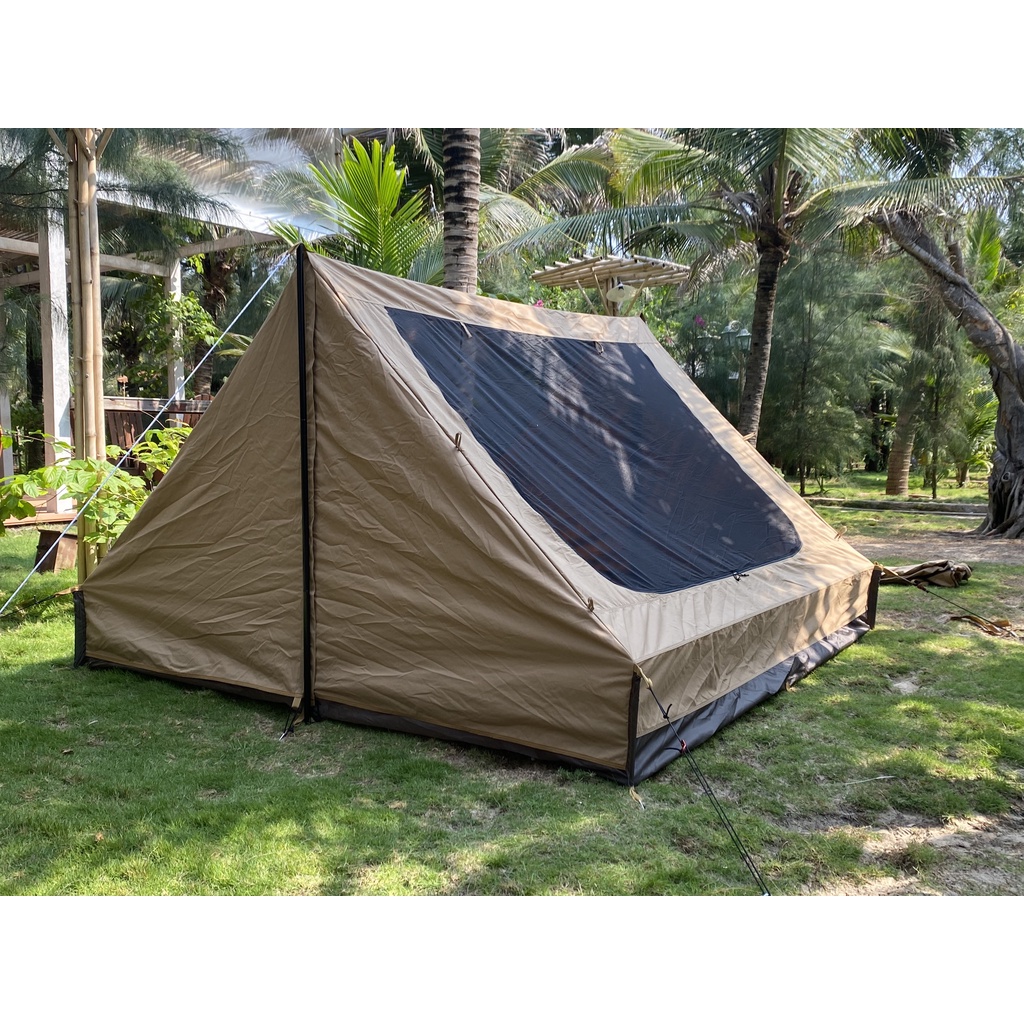 Lều cắm trại Glamping Vintage Home 4P - Vải TC cao cấp