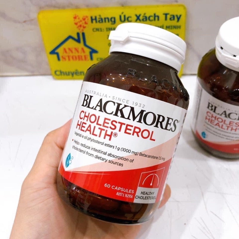 Viên Uống Blackmores Cholesterol Health Giảm Mỡ Máu Cải Thiện Các Vấn Đề Về Tim Mạch Huyết Áp