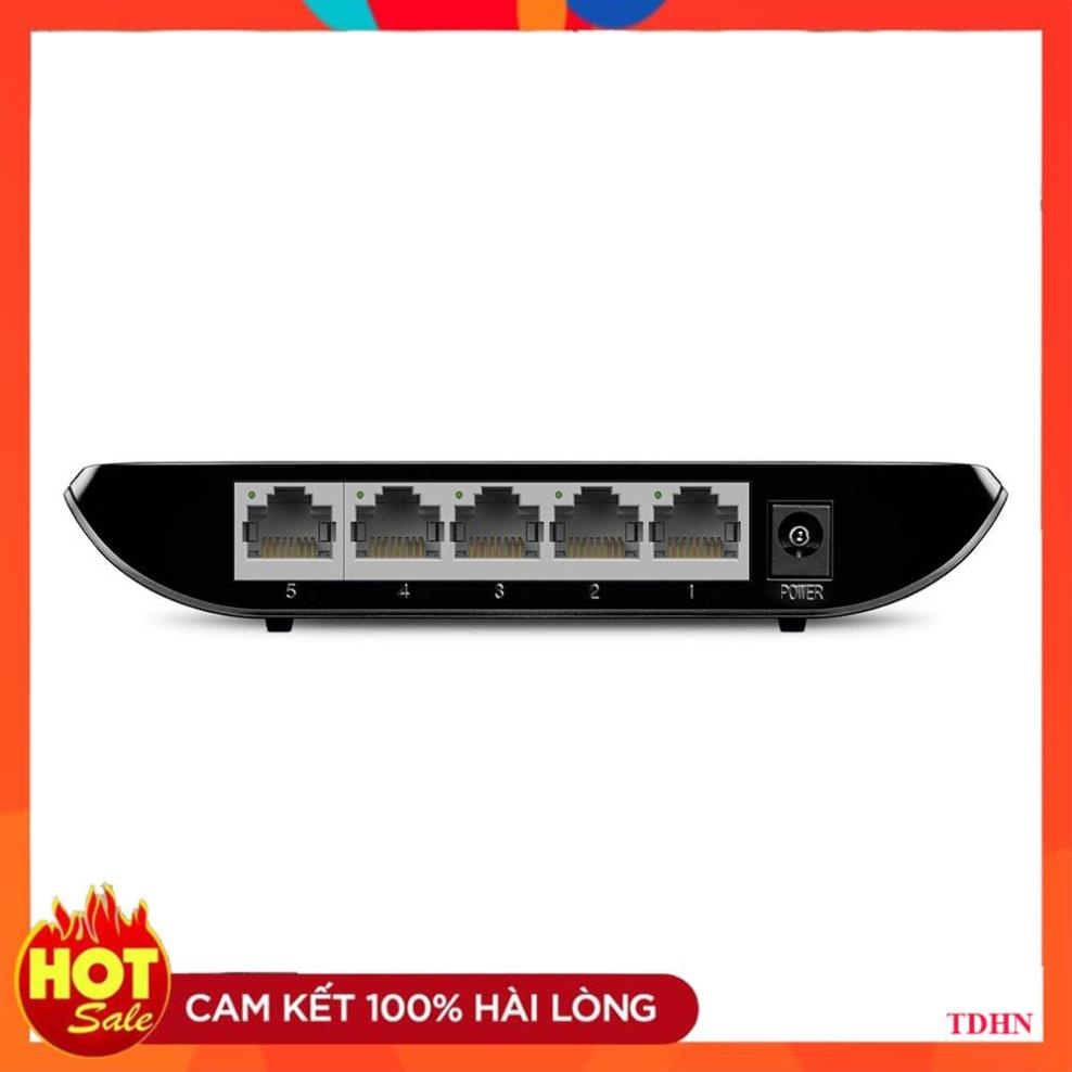 [Hãng] TP-Link Switch gigabit 5 cổng RJ45 Tăng tốc máy chủ - TL-SG1005D - Hãng phân phối chính thức