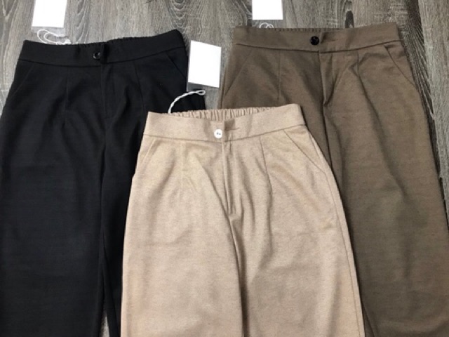 Quần baggy dạ Hàn Quốc cạp cúc hothit 2021 đủ size 40-70kg | BigBuy360 - bigbuy360.vn