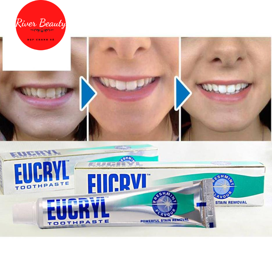 Kem Đánh Trắng Răng Eucryl Toothpaste