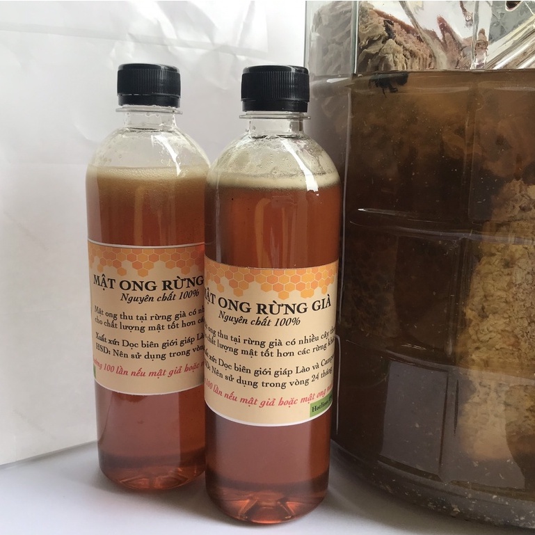 Mật Ong Rừng Già Tự Nhiên - Không Phải Ong Nuôi, Không Pha Tạp Chất