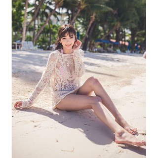 [ Kimono ] Áo choàng đi biển cho nữ